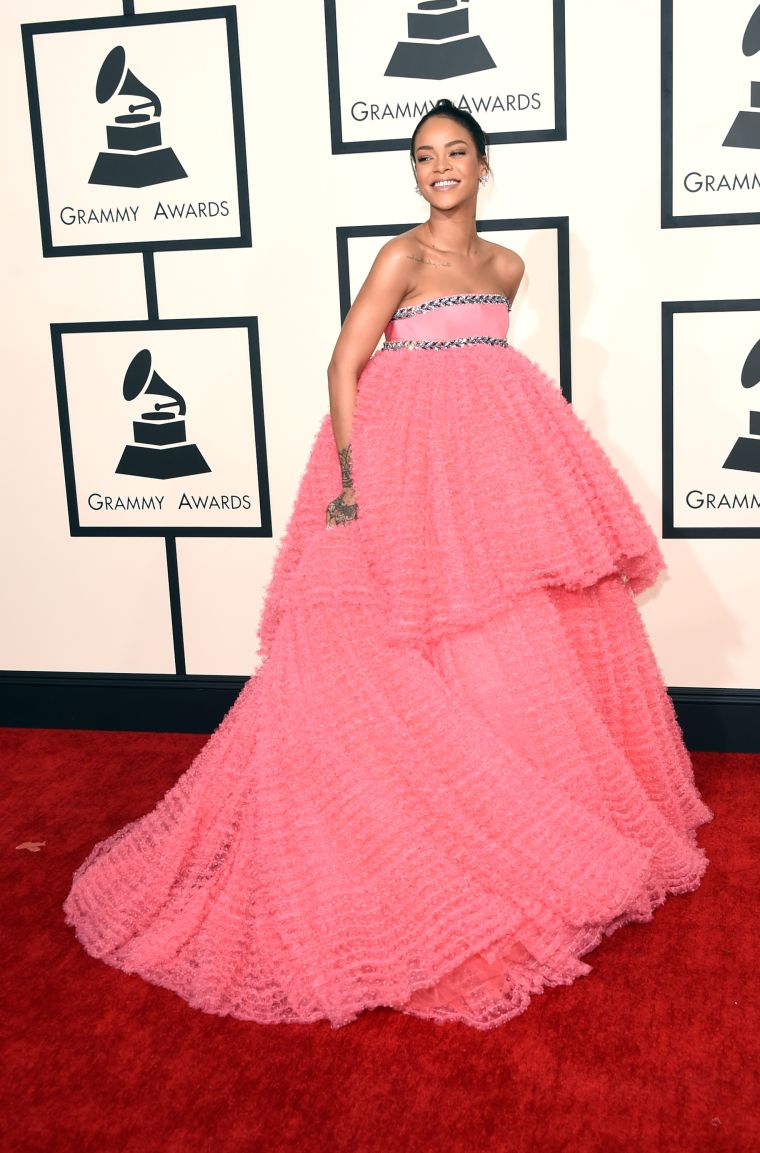Rihanna in Giambattista Valli couture