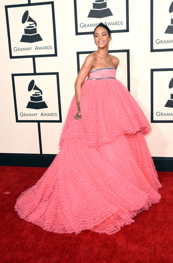 Rihanna in Giambattista Valli couture