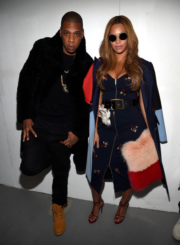 The Carters stunned for the photogs.