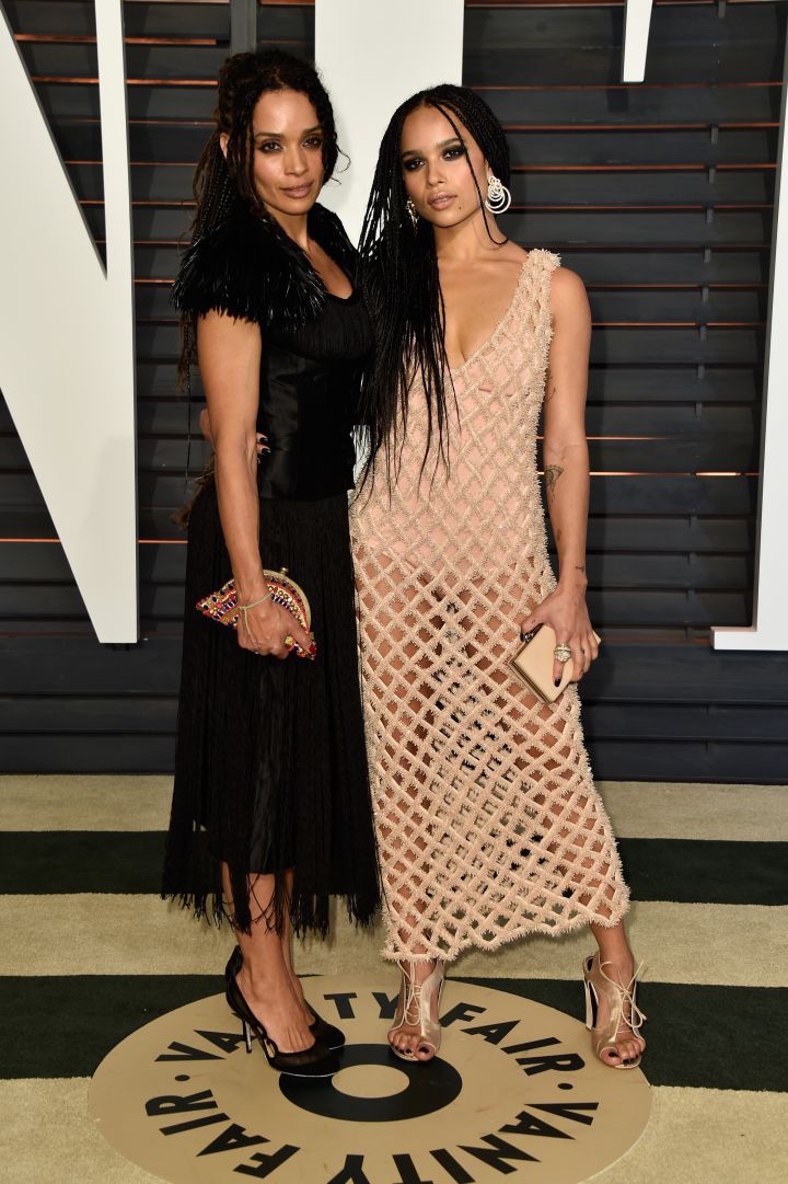 The hottest mother/daughter duo to arrive was Lisa Bonet and Zoe Kravitz.