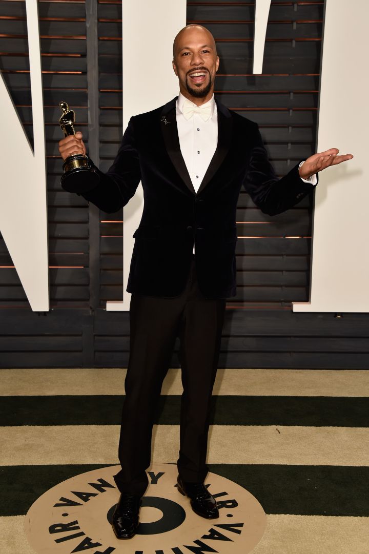 Common celebrated his Oscar win.