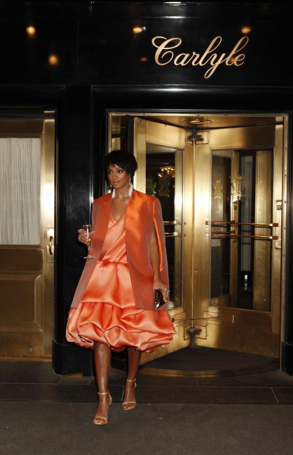MET Gala 2014 - Departures From The Carlyle