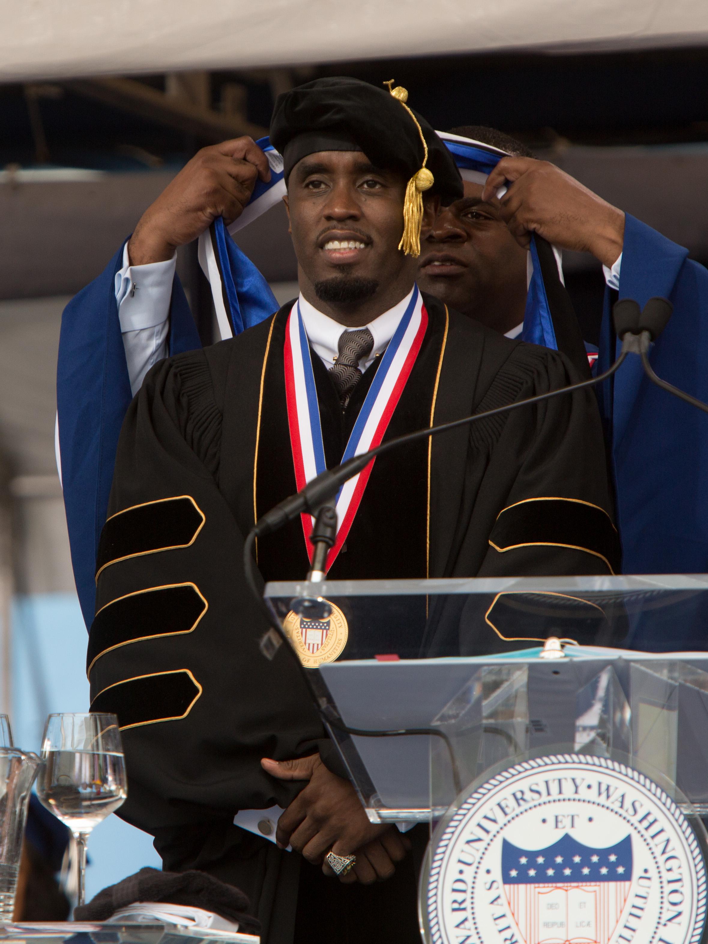 Sean 'Diddy' Combs Delivers Commencement Address at Howard University