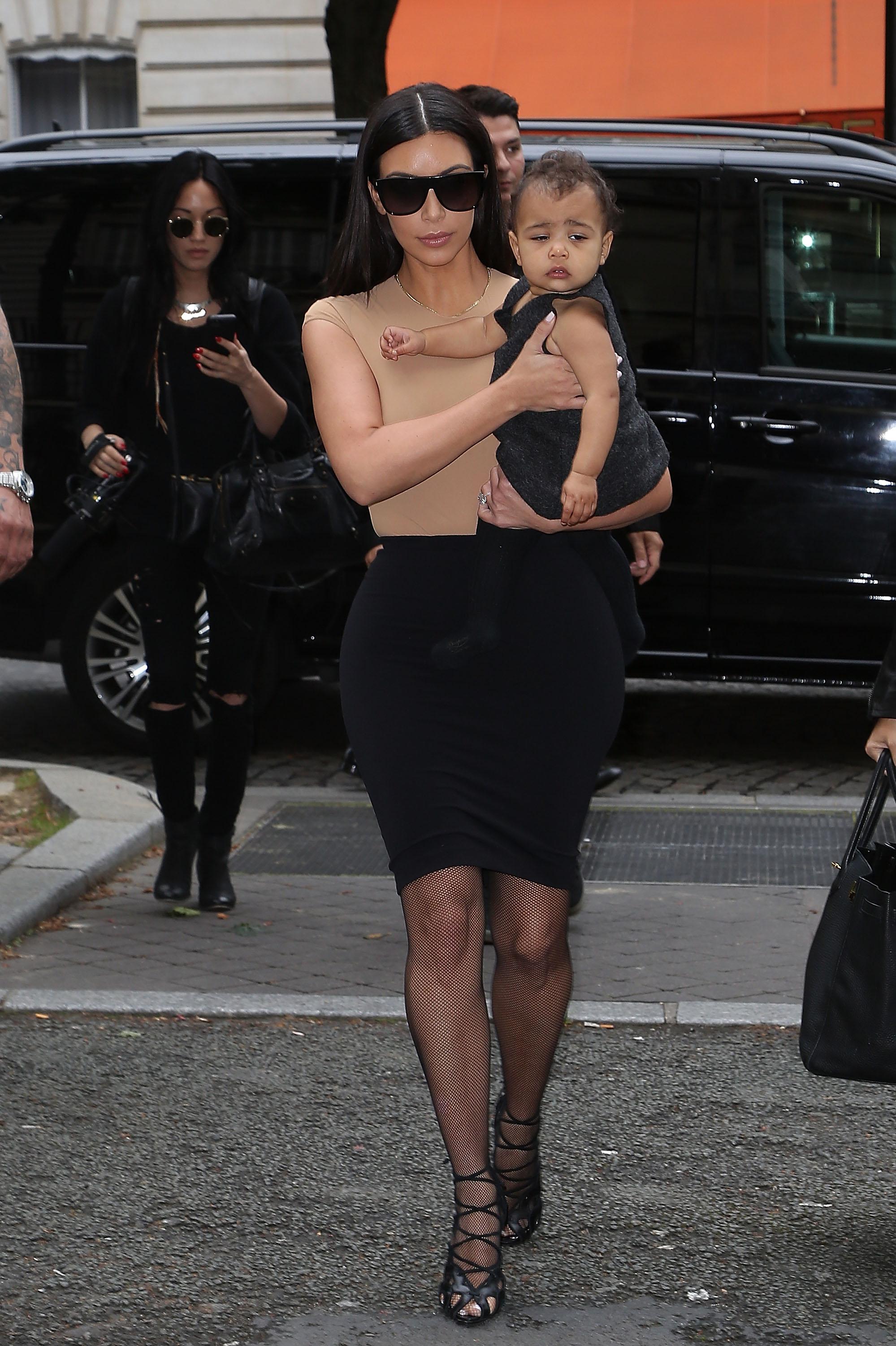 Kim Kardashian Sighting In Paris