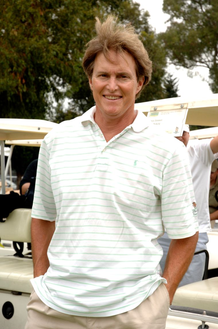 Bruce Jenner flaunts his million dollar smile.