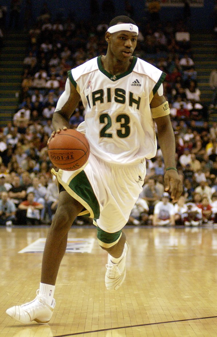 Bron Bron, best high school basketball player of all time.