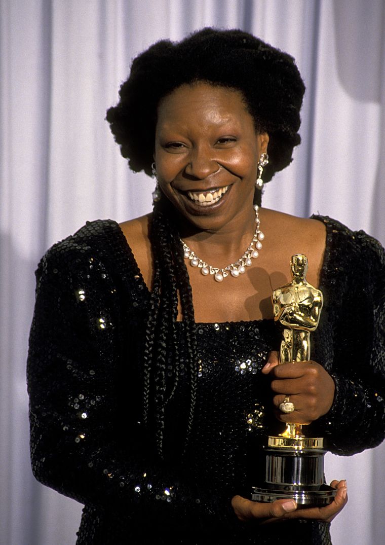 Whoopi Goldberg won for her role as a spirit medium in “Ghost.”