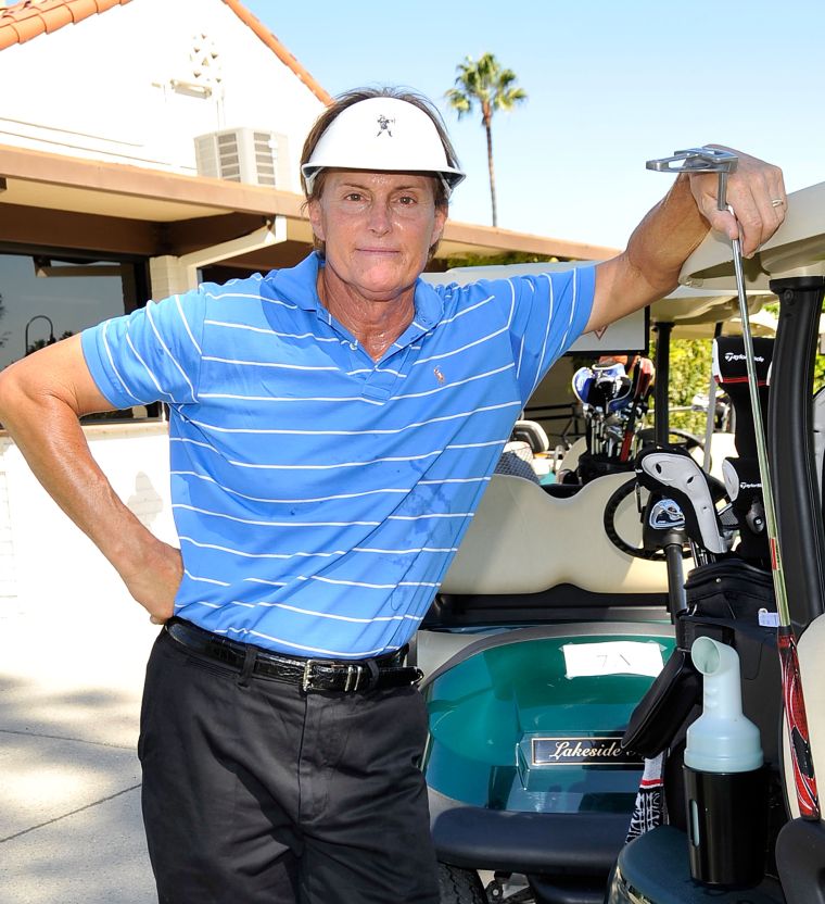 Bruce hits the golf course.