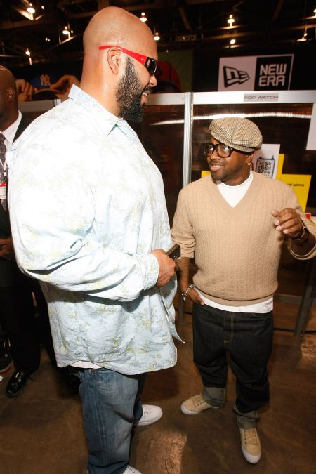 The time he towered over Jermaine Dupri.