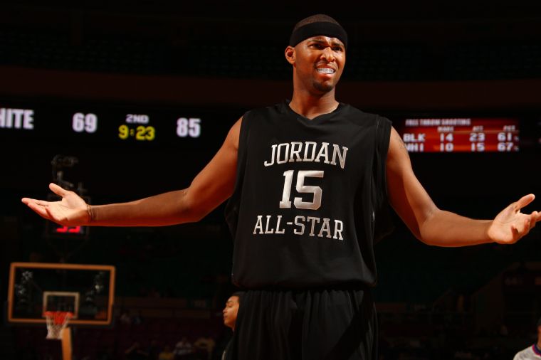 DeMarcus Cousins objects to a call during the 2009 Jordan Brand All-American Classic.
