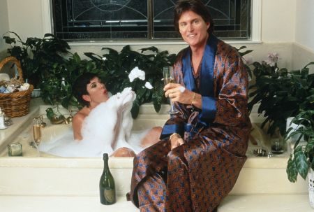 Bruce channels Hugh Hefner.