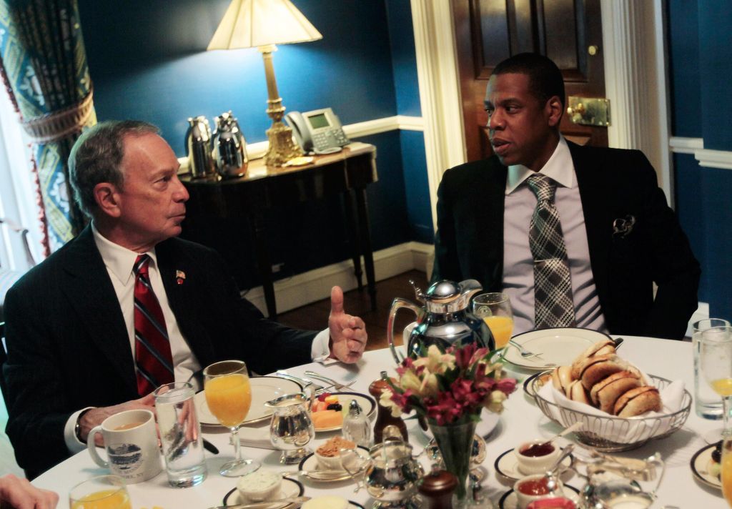 Bloomberg Meets With Developer Ratner, Net's Owner Prokhorov And Jay-Z