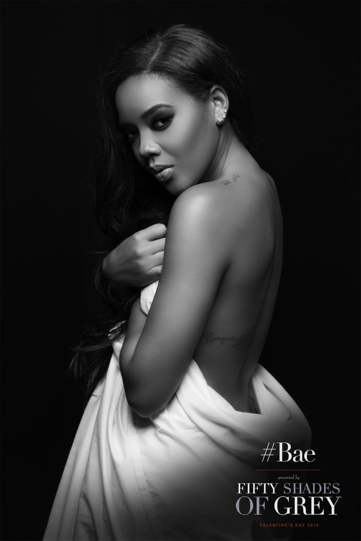 Angela Simmons gave the sexy and sultry look.