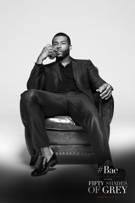 His tall physique was on full display when he sat down.