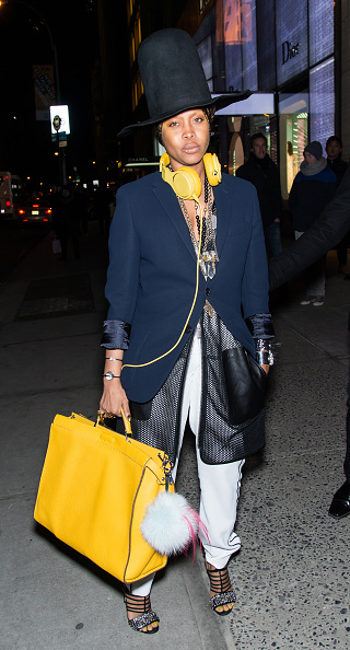 She wore headphones as an accessory before everyone did.