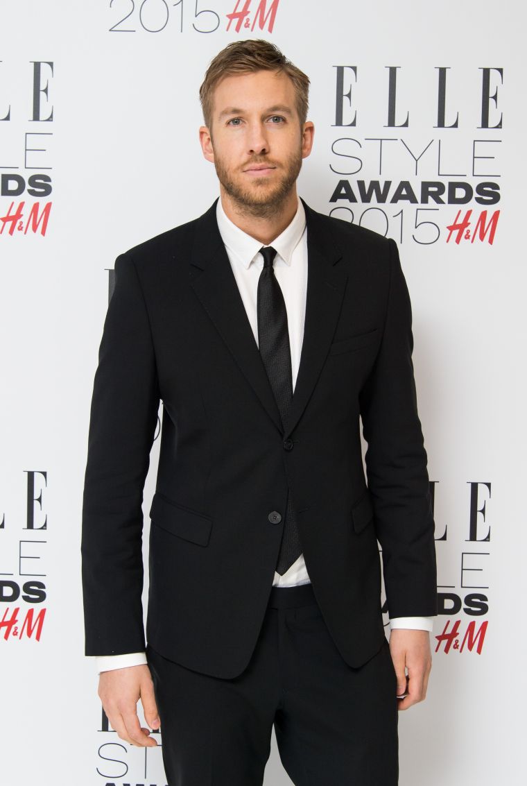 Calvin Harris rocked a smooth tux.