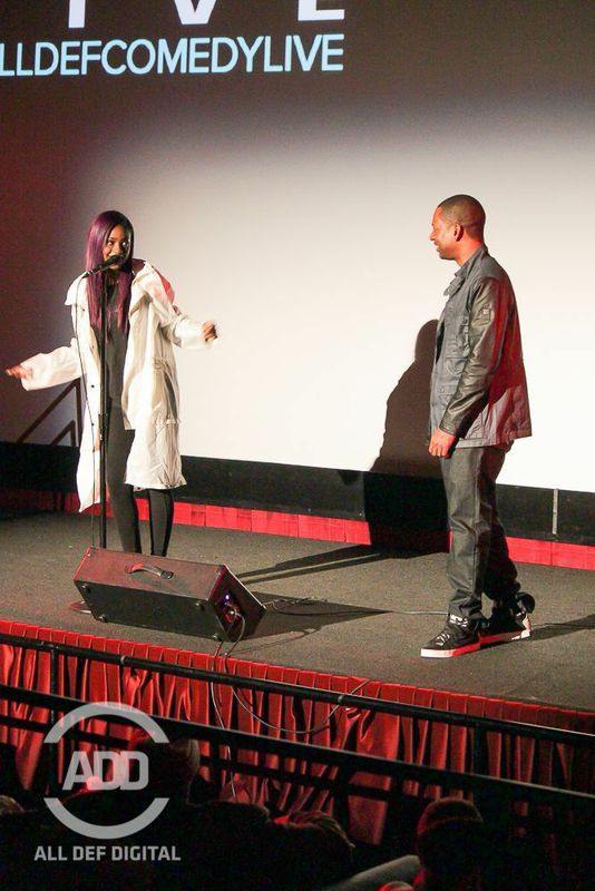 Justine Skye and Tony Rock perform for All Def Comedy Live.