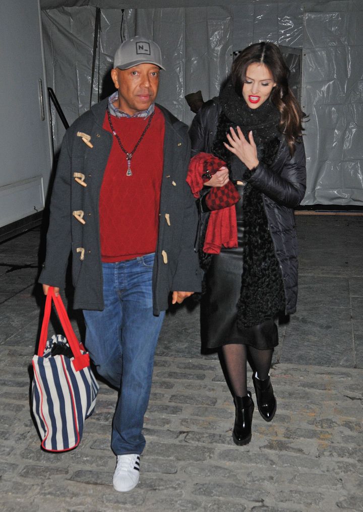 Russell Simmons was spotted enjoying himself at the Argyleculture Fashion Show in NYC.