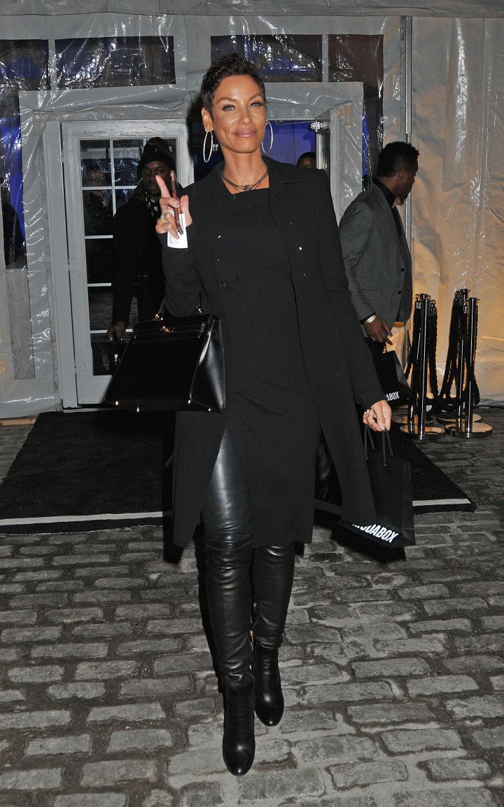 Nicole Murphy was looking like money while hitting up Argyleculture in NYC.