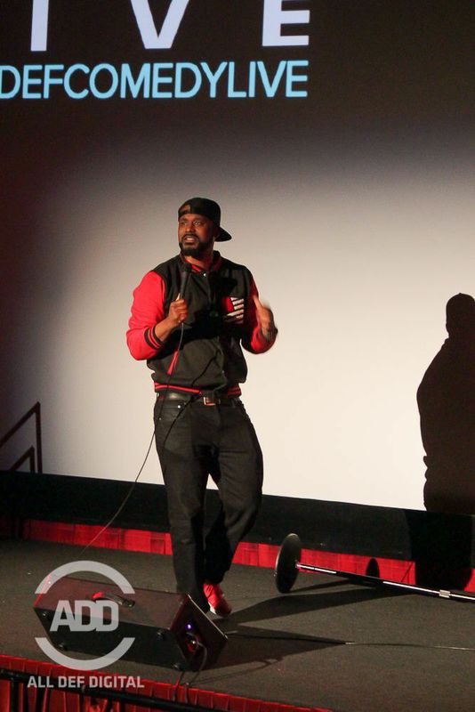 A comedian performs at All Def Comedy Live.