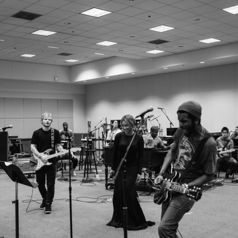 Bey and Ed Sheeran rock out with the Gary Clark Jr.