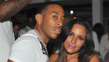 Eudoxie and Ludacris at Compound's Power all-white party