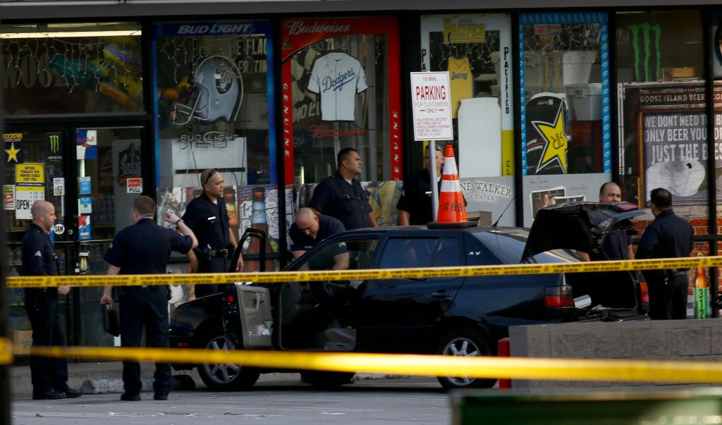 LAPD Investigation on highland and hollywood boulevard