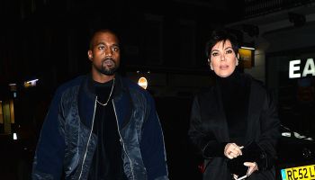 Kanye West and Kris Jenner enjoy a night out at The Arts Club in Mayfair.