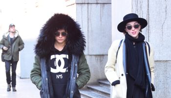 Cara Delevingne and rumored girlfriend St. Vincent seen in SoHo, NYC