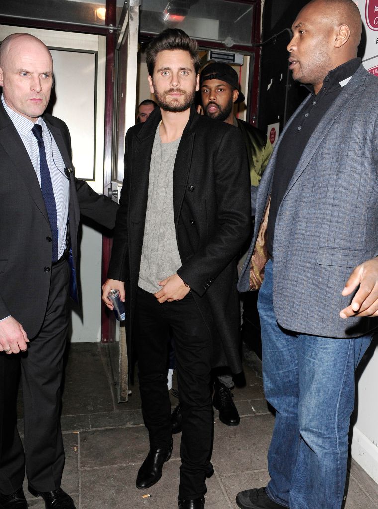 Scott Disick was spotted after making a club appearance in London.
