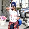 Christina Milian taking a selfie while out in Los Angeles