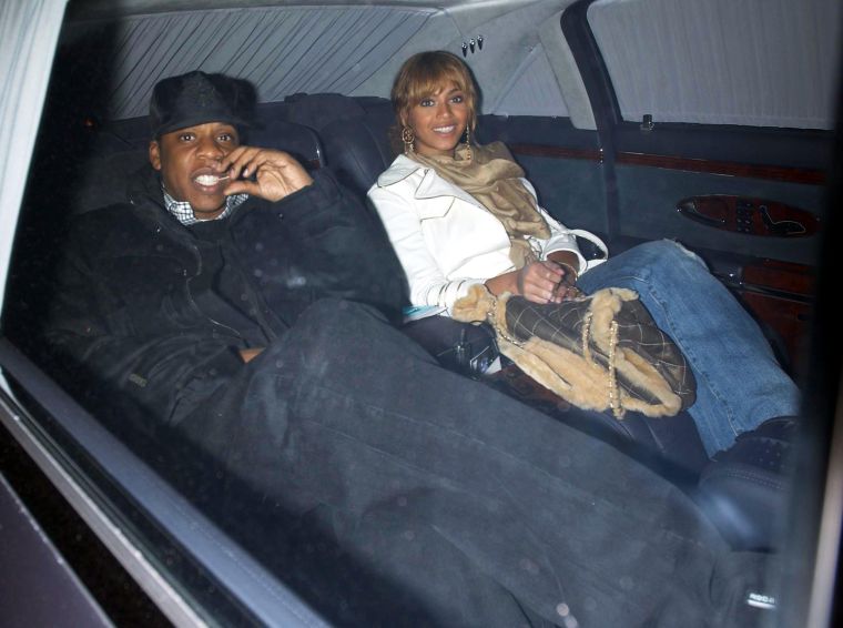 Beyonce & Jay Z Kickin’ It In The Maybach.