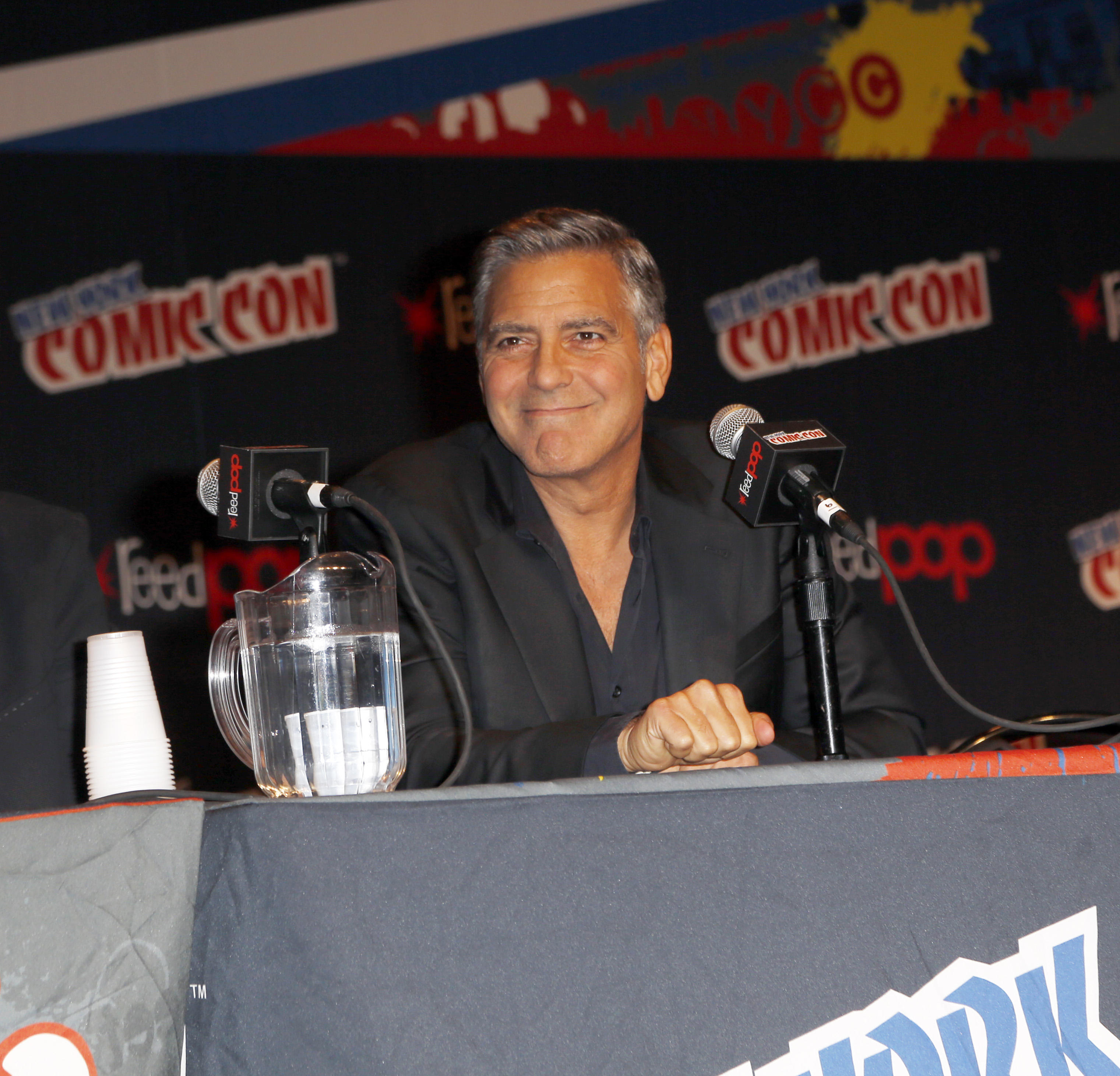 George Clooney at 'Tomorrowland' presentation
