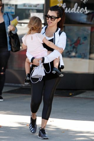 Kourtney Kardashian takes daughter Penelope Disick to ballet classes in L.A.
