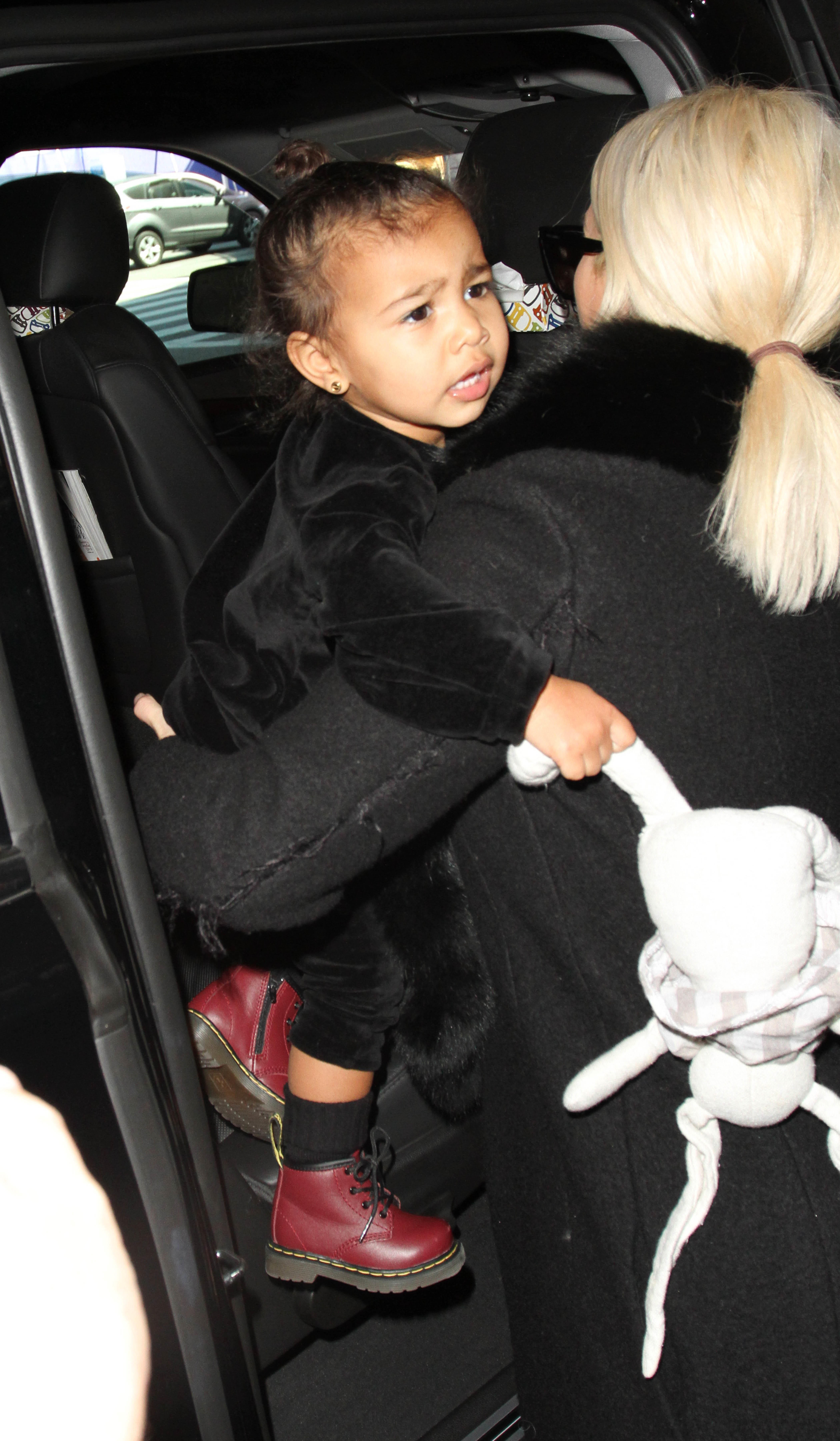 Kim Kardashian and North West