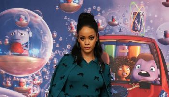 Rihanna Promotes Her New Animated Feature "Home"