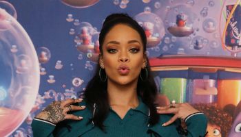 Rihanna Promotes Her New Animated Feature "Home"