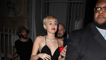 Miley Cyrus leaving The Laugh Factory