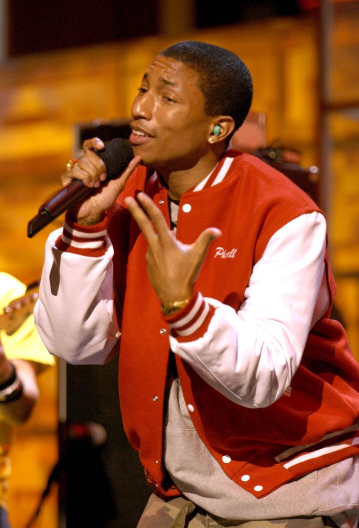 Letterman jackets would become a staple in Pharrell’s clothing line.