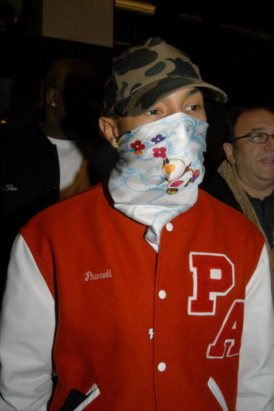 His Louis Vuitton scarf was pretty dope.