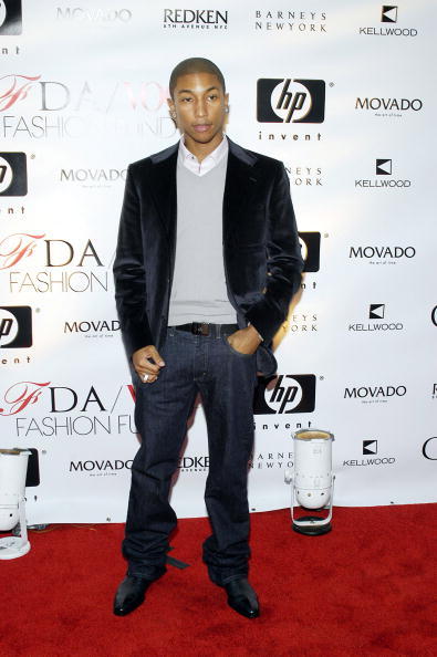 Pharrell has always cleaned up nice.