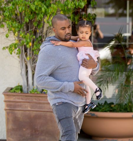 Kim, Kanye, and Kourtney take North and Penelope to ballet class