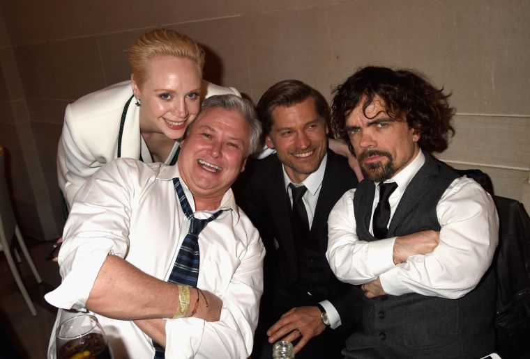 Gwendoline Christie, Conleth Hill, Nikolaj Coster-Waldau, and Peter Dinklage attend HBO's "Game of Thrones" Season 5 Premiere and After Party at the San Francisco Opera House.