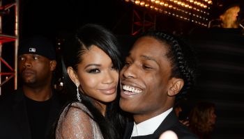 A$AP Rocky and Chanel Iman 2013 MTV Video Music Awards