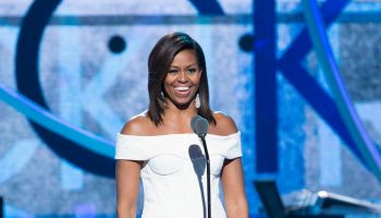 Michelle Obama speaks at BET's 2015 "Black Girls Rock" in NJ