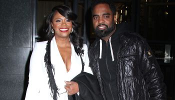 kandi burruss and todd tucker at watch what happens live in nyc