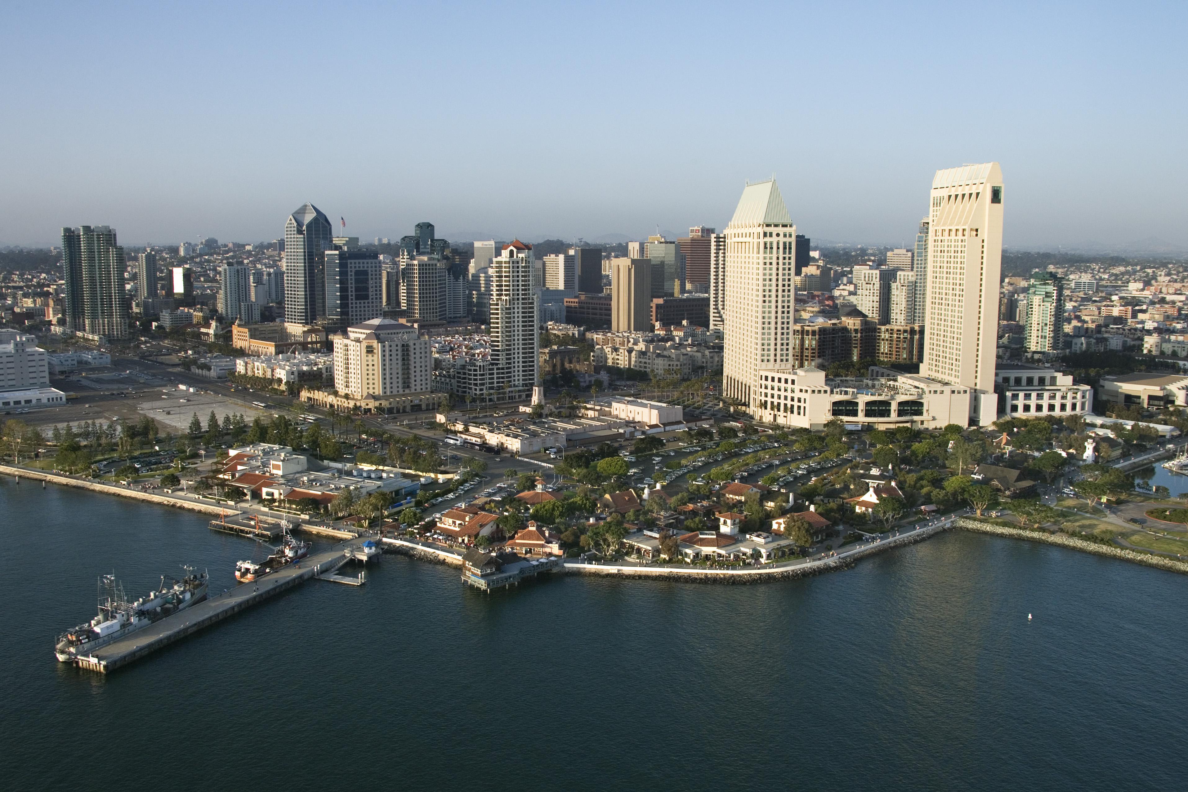 Aerial view of San Diego, California