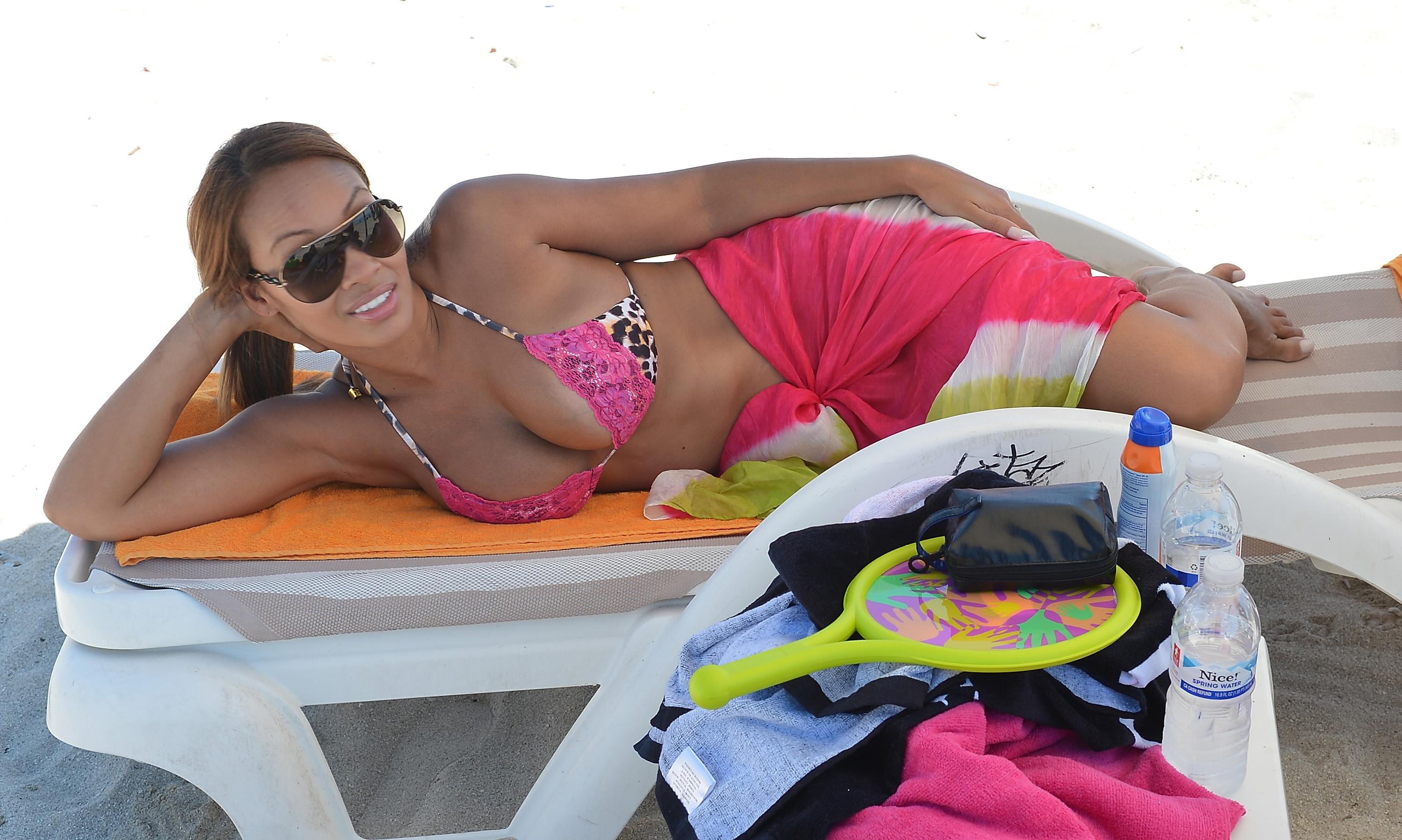 Celebrity Sightings In Miami - April 9, 2012