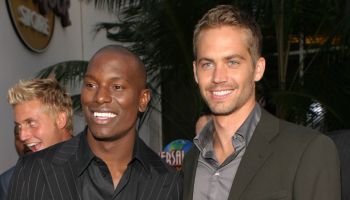 Tyrese and Paul Walker during The World Premiere of '2 Fast 2 Furious' at Universal Amphitheatre in Universal City, California, United States
