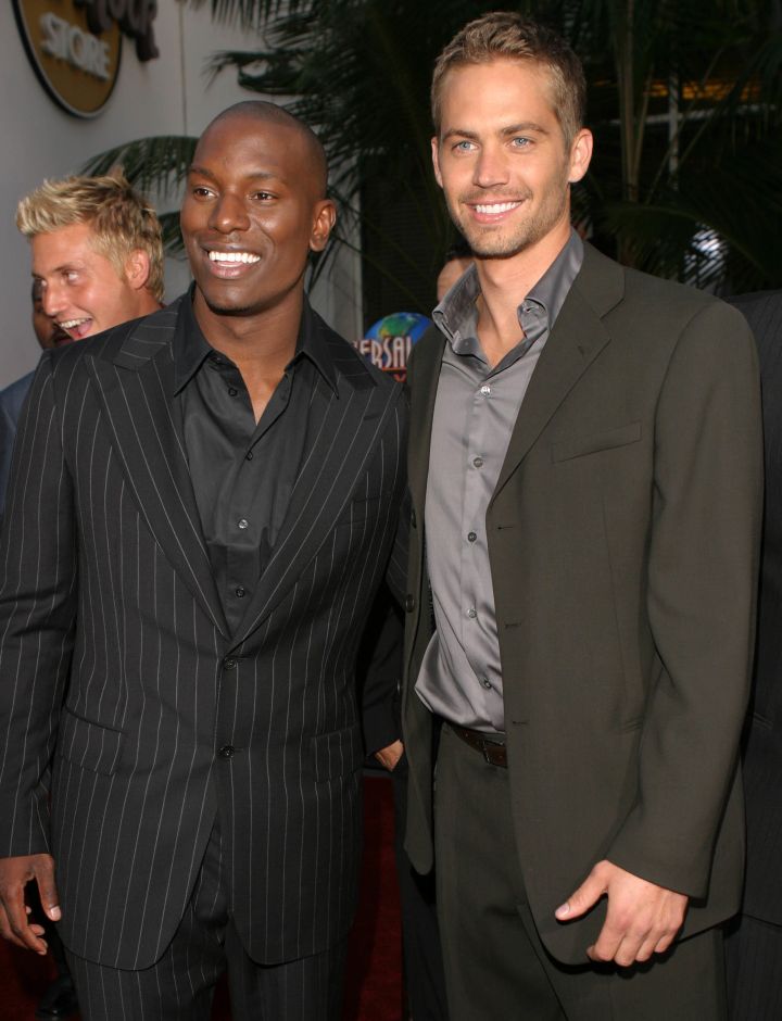Tyrese and Paul Walker at the premiere of “2 Fast 2 Furious.” (2003)
